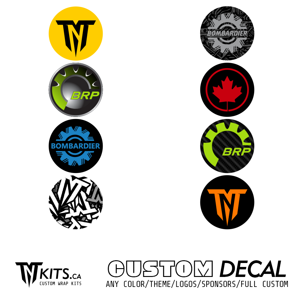 BRP Logo Emblem Decal (x1)