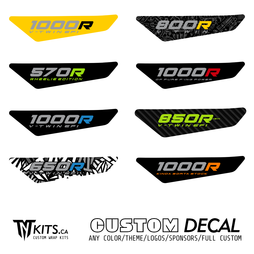 CAN-AM Renegade or Outlander LH CVT Decal (x1)
