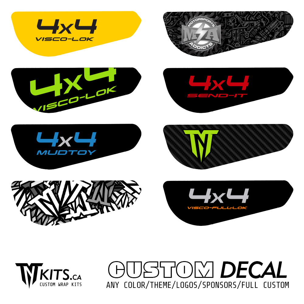 CAN-AM Renegade or Outlander Clutch Cover 4X4 Decal (x1)