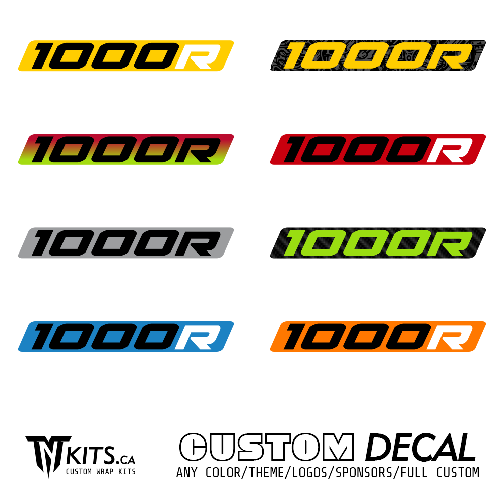 CAN-AM Outlander Hood Decals (x2)
