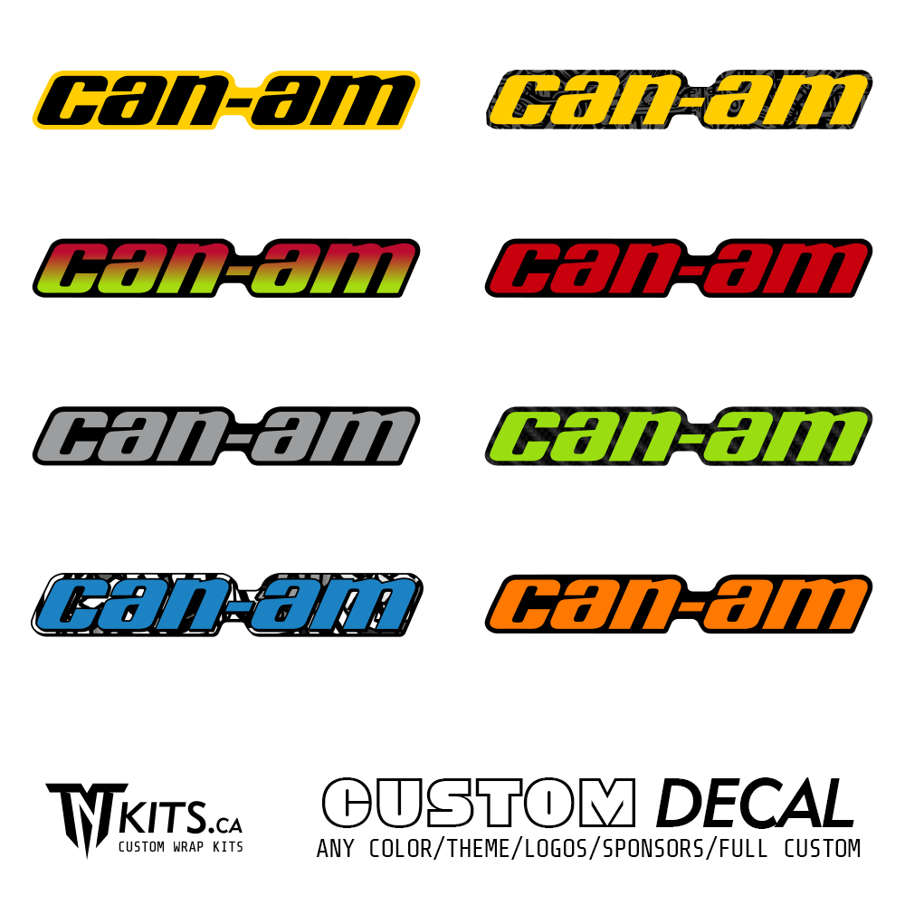CAN-AM Logo Decals (x2)