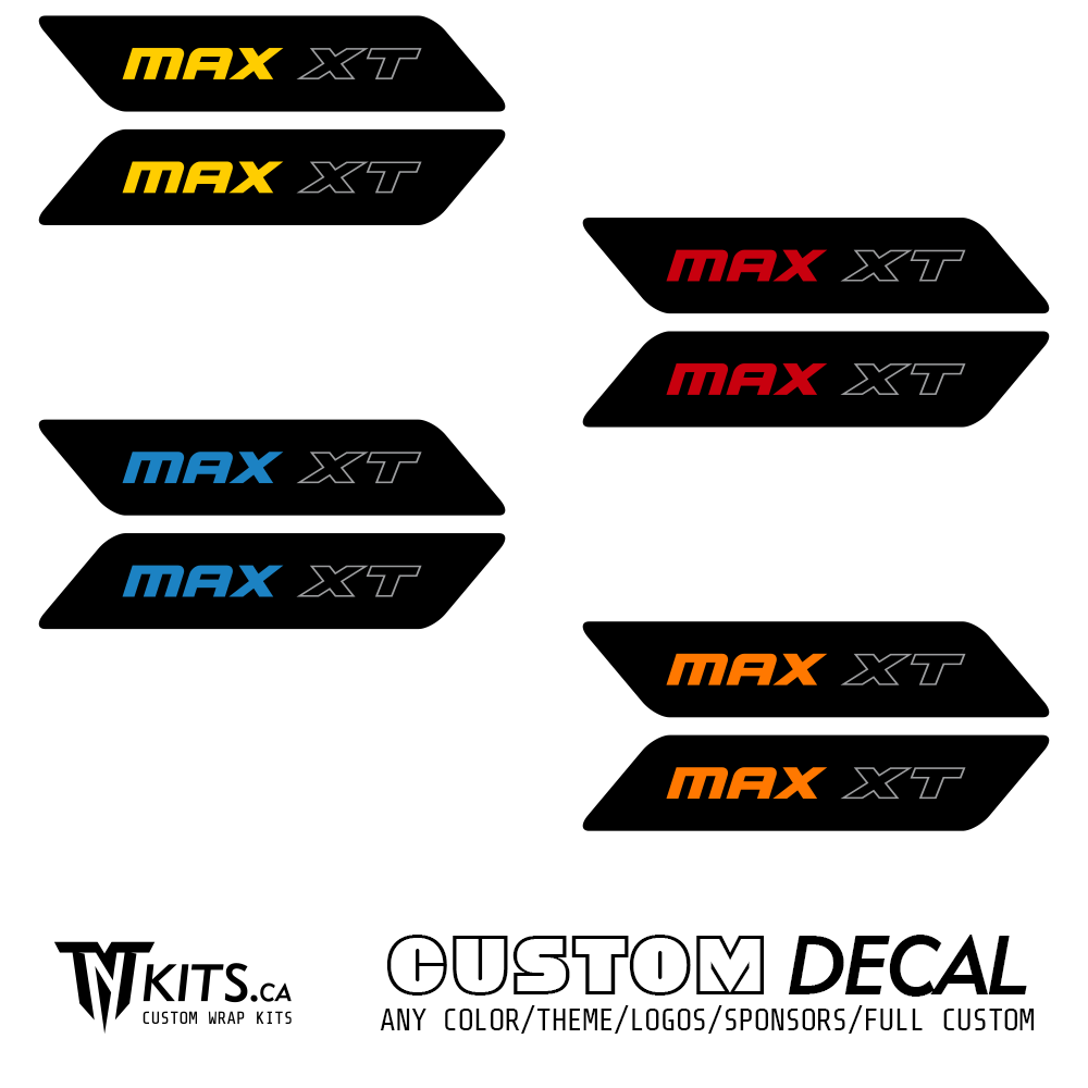 CAN-AM Outlander MAX XT Decals (x2)