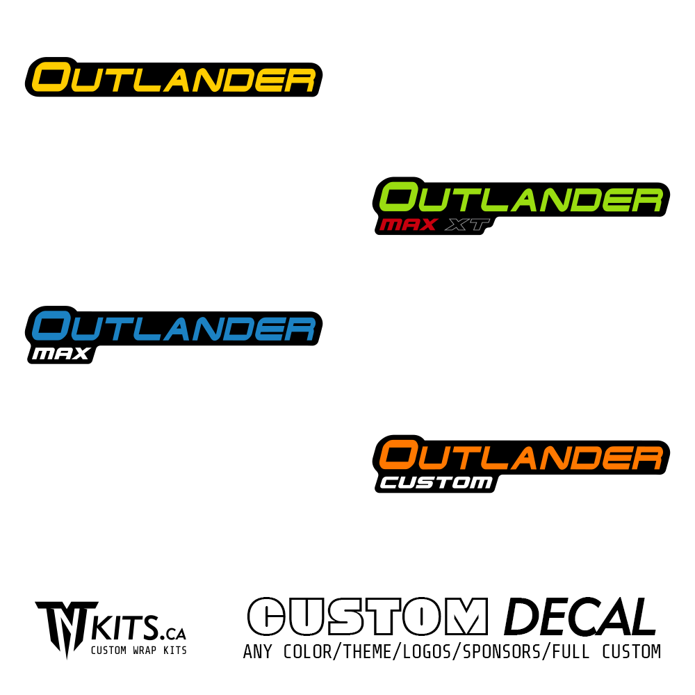 CAN-AM Outlander Console Decal (x1)