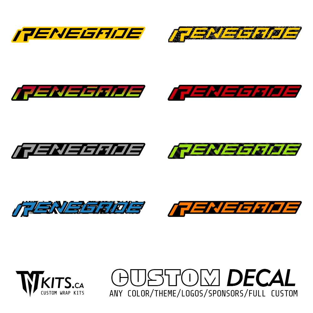 CAN-AM Renegade Logo Decals (x2)