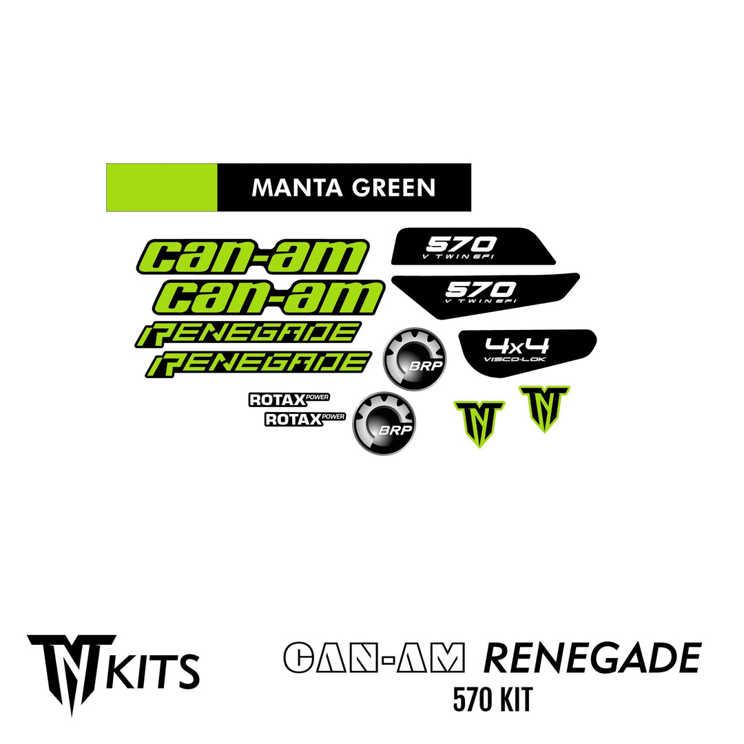 CAN-AM Renegade 570 XMR Decal Kit