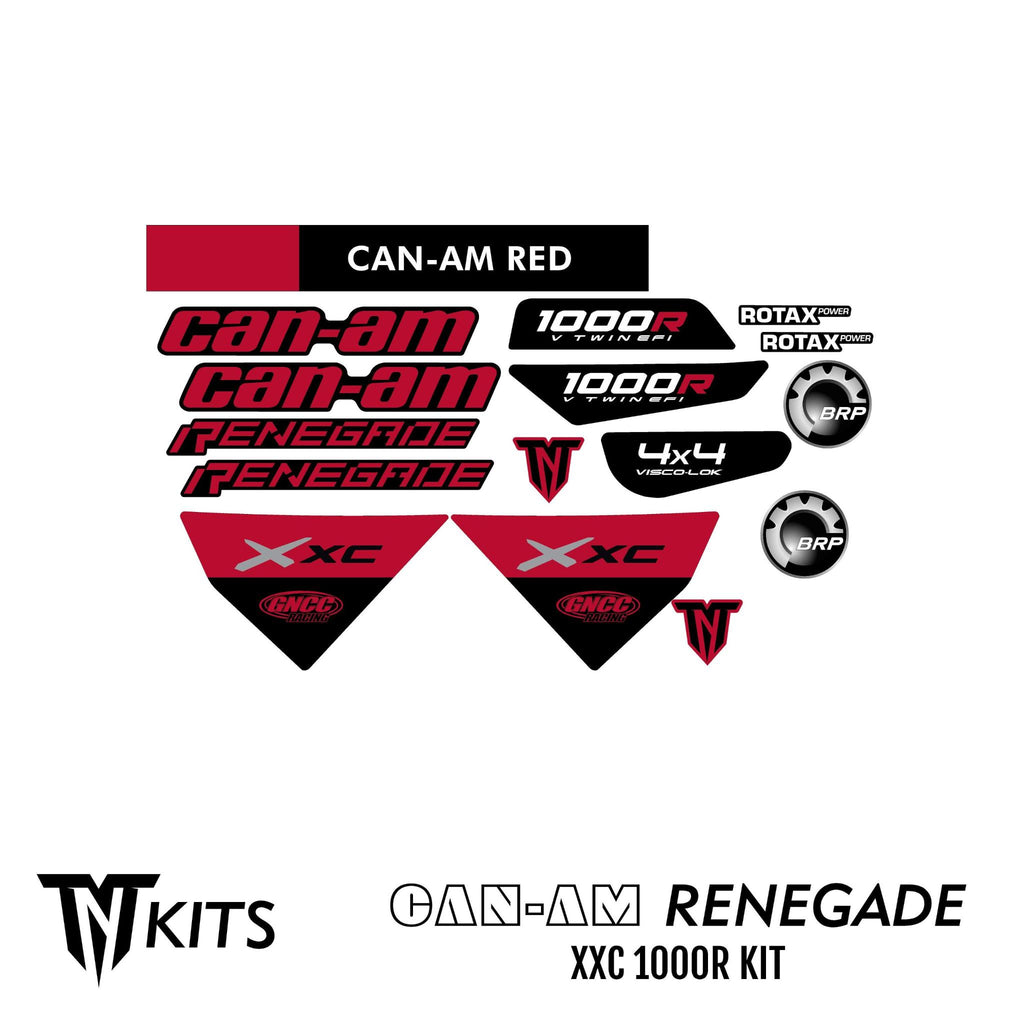 CAN-AM Renegade XXC 1000R Decal Kit – TNT KITS